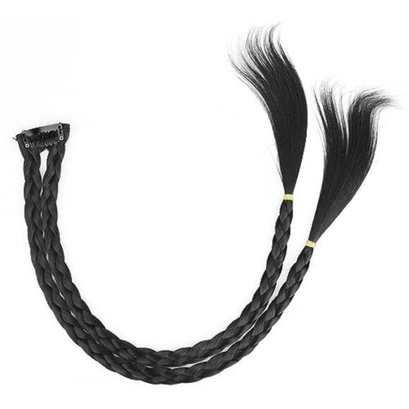Synthetic Hair Braid Headband Clip On Elegant Y2K Chic Hairstyle Accessory main image 7